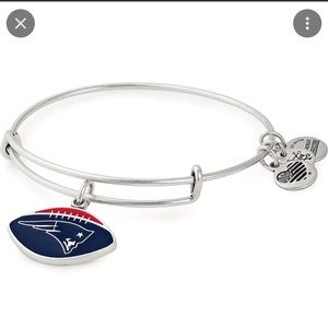 Alex and ani Patriots football bracelet